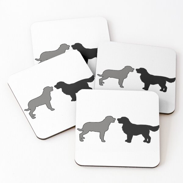 Item preview, Lizzie & Jane Saying Hello (One Grey & One Black Dog) designed and sold by andmarstan.