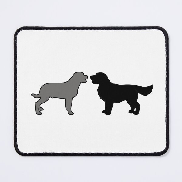 Item preview, Lizzie & Jane Saying Hello (One Grey & One Black Dog) designed and sold by andmarstan.