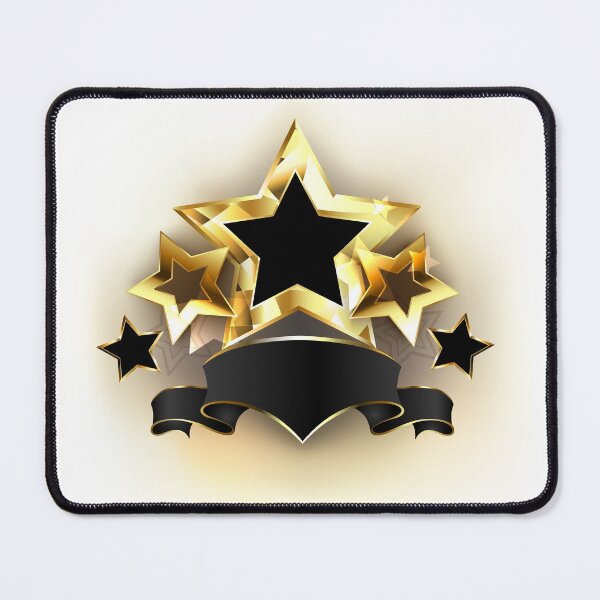 Item preview, Five Stars with Black Ribbon designed and sold by Blackmoon9.