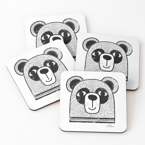 Item preview, Bear Portrait B&W designed and sold by htimagery.
