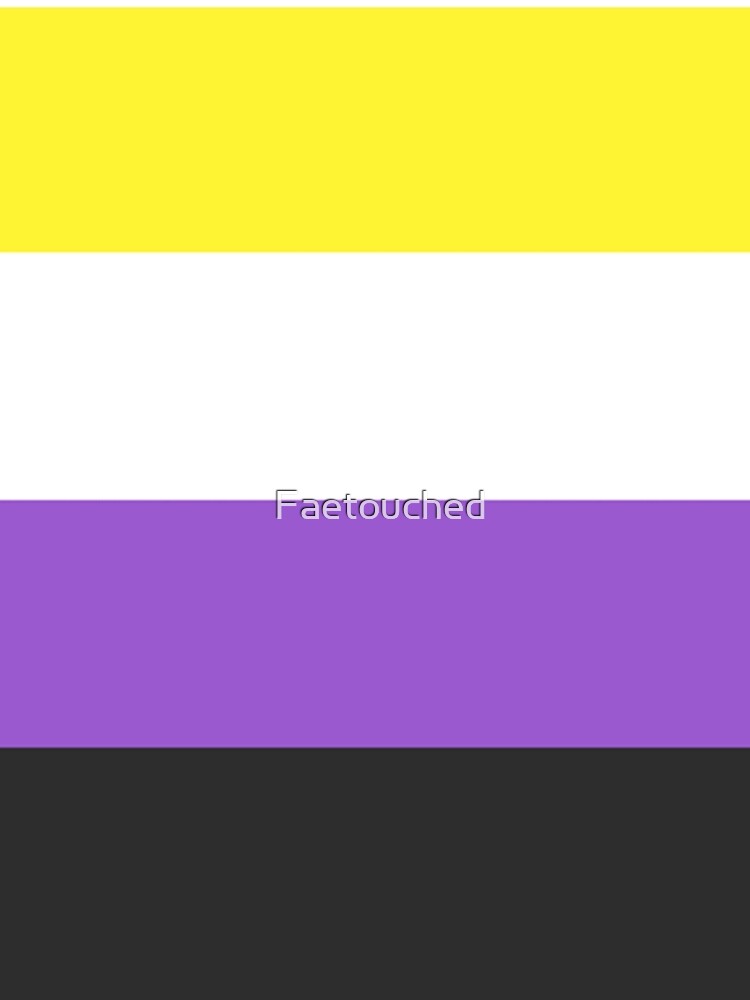 Bandera no binaria de Faetouched