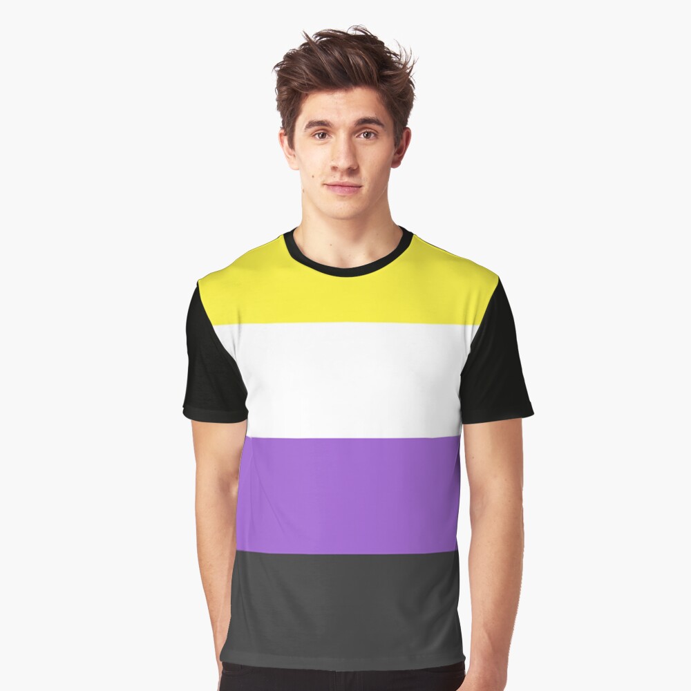 Bandera no binaria Camiseta gráfica