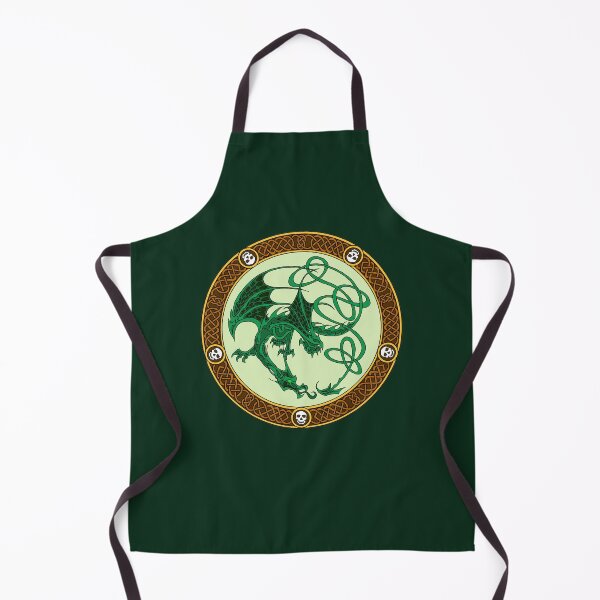 Item preview, Celtic knotwork dragon 1 - green designed and sold by AnyaPenfold.