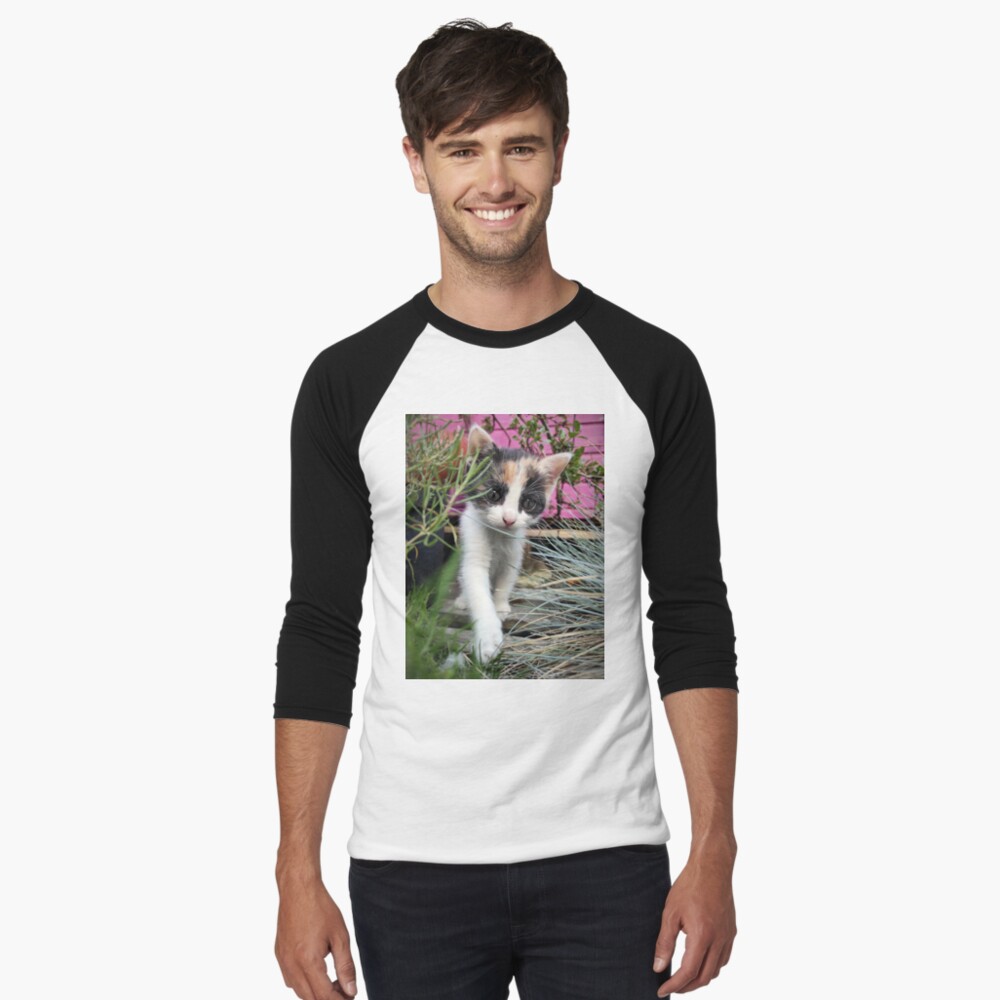 Artikel-Vorschau von Baseballshirt mit 3/4-Arm, designt und verkauft von Gourmetkater.