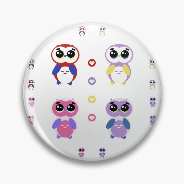 Item preview, Cute Rainbow Owls Family Pack Design #3 designed and sold by Rainbows Rock.