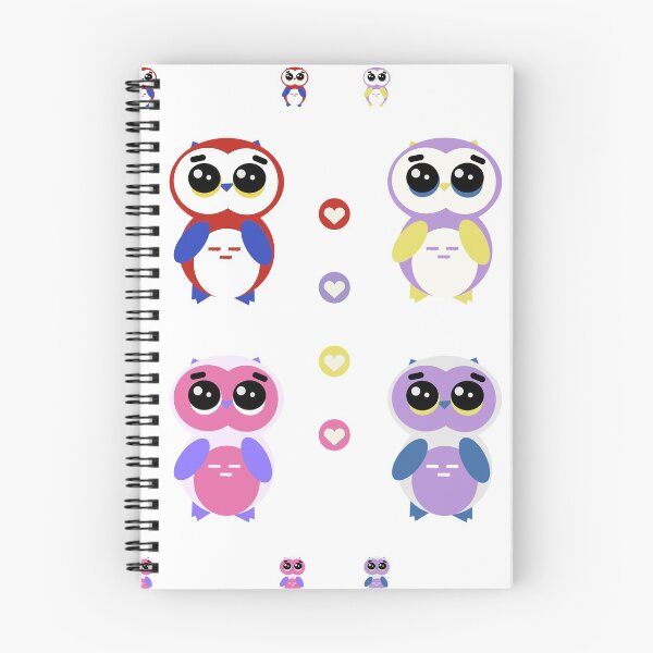 Item preview, Cute Rainbow Owls Family Pack Design #3 designed and sold by Rainbows Rock.