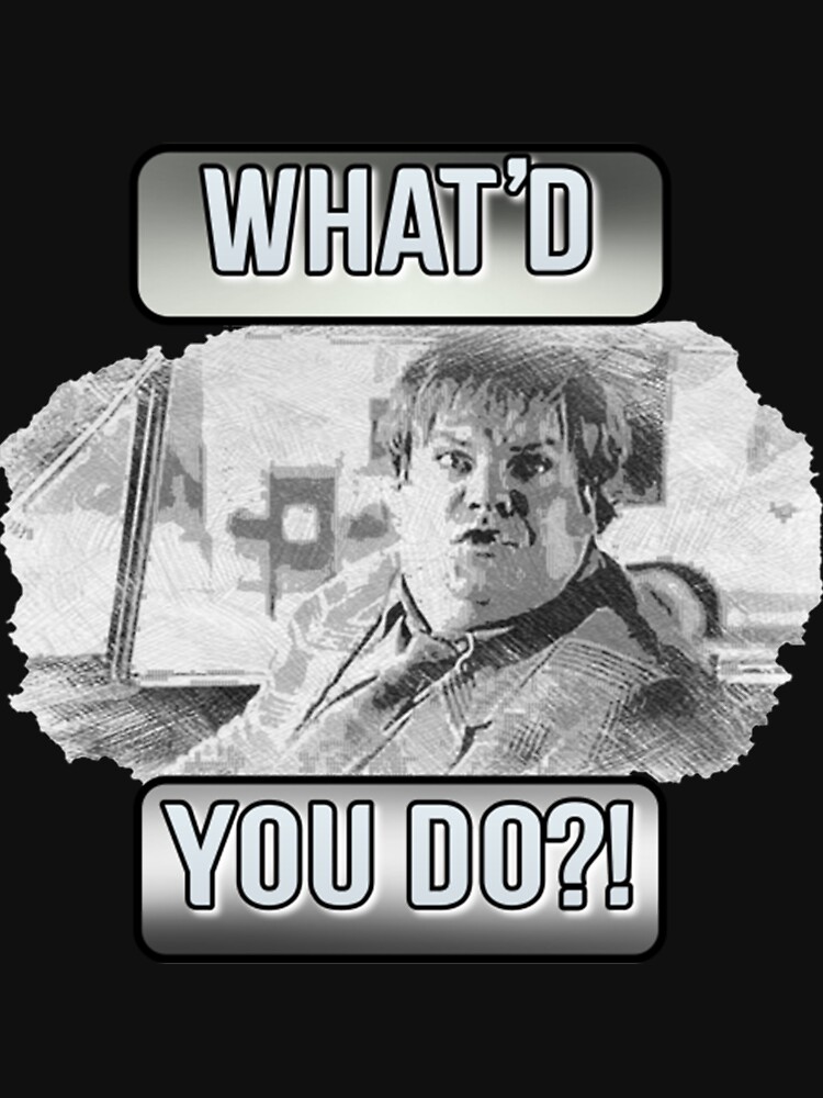 Tommy Boy T-ShirtFunny Design - What'd You Do | Sticker