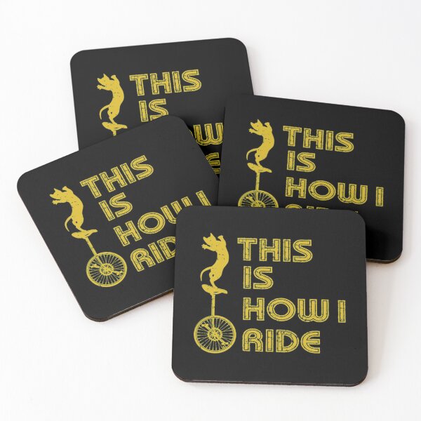 Item preview, This Is How I Ride Cat Riding Unicycle Cycling designed and sold by wushirts.