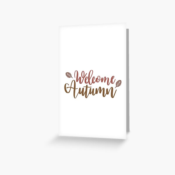 Item preview, Welcome autumn designed and sold by Con Inspo.