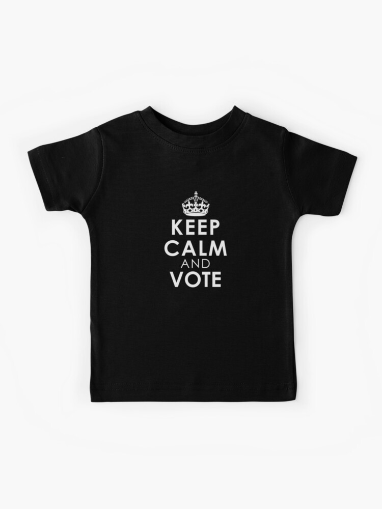 Mashed Clothing Keep Calm & Vote for Bullock Presidential Election 2020 Toddler/Kids Short Sleeve T-Shirt 