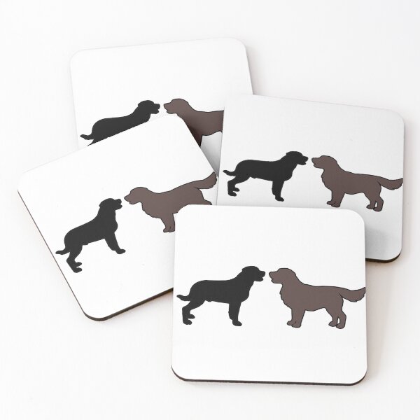 Item preview, Tarisai & Dayo Saying Hello (One Black & One Brown Dog) designed and sold by andmarstan.