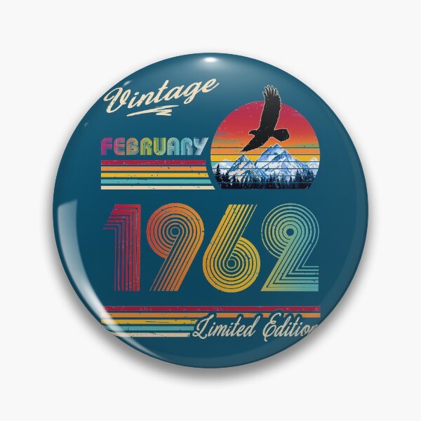 Item preview, February 1962 Birthday designed and sold by GreenSplash.