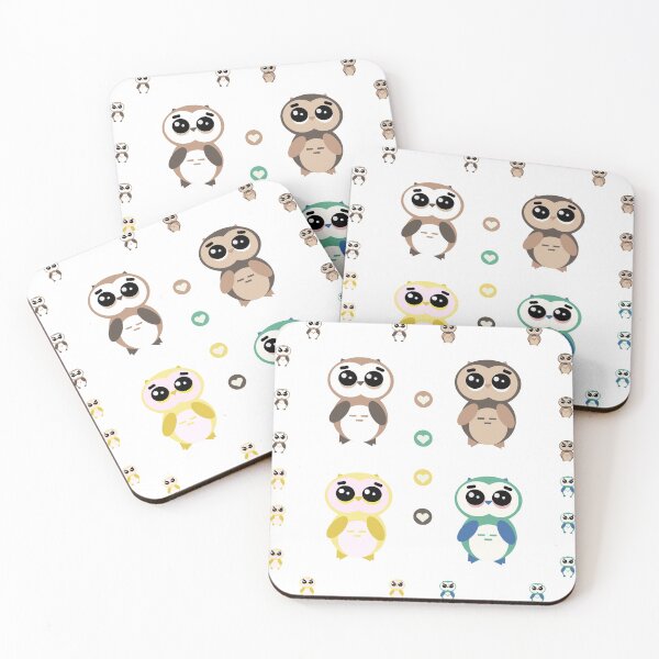 Item preview, Cute Rainbow Owls Family Pack Design #5 designed and sold by Rainbows Rock.