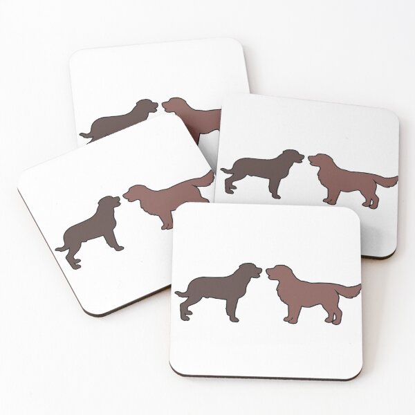 Item preview, Victor & Eli Saying Hello (Two Brown Dogs) designed and sold by andmarstan.