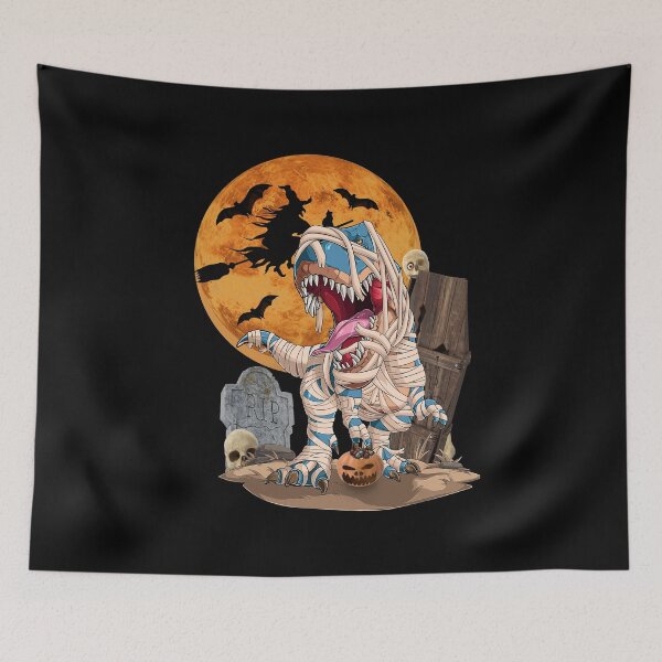 Item preview,  Halloween  Dinosaur T rex Mummy Pumpkin designed and sold by david parry.