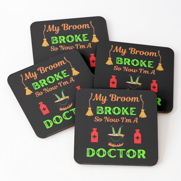 Item preview, My Broom Broke So I Became A Doctor designed and sold by WoodburyLake.