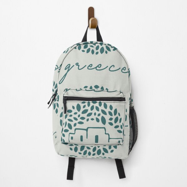 Item preview, Greece logo with olive leaves and traditional house. designed and sold by angelisart.