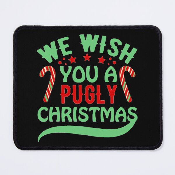 Item preview, We Wish You Pugly Christmas designed and sold by eajob.