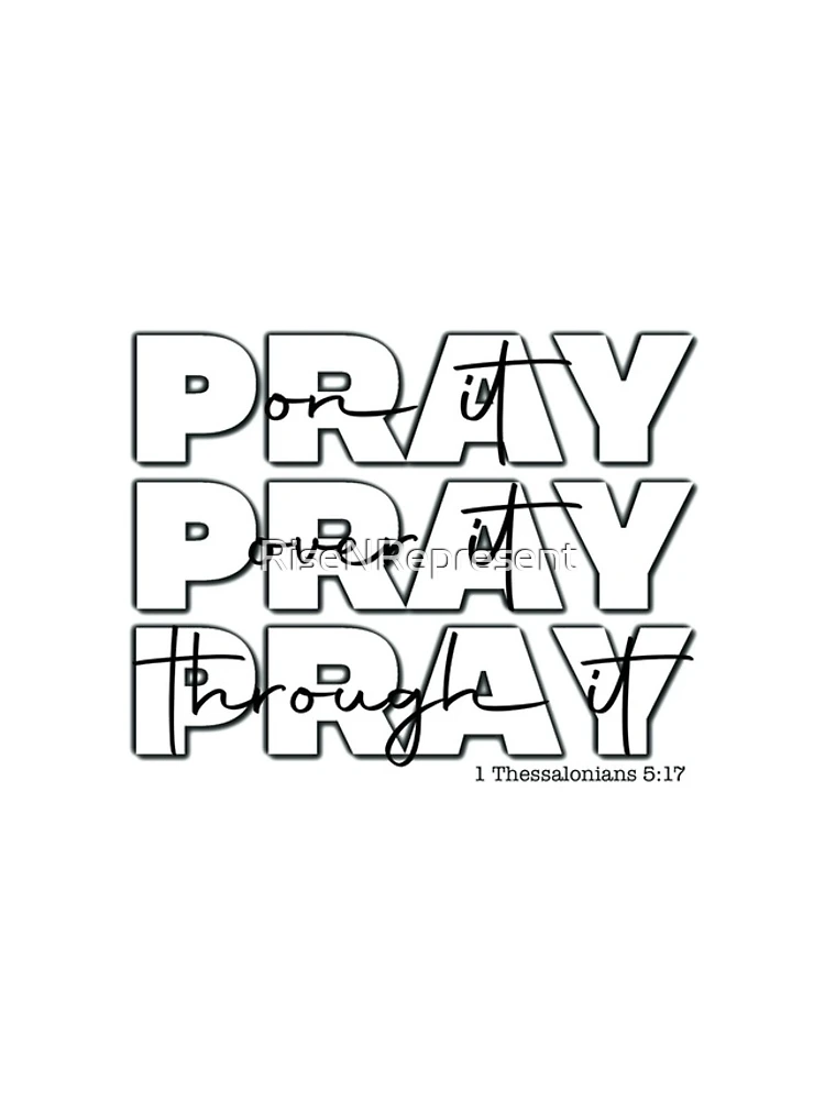 Thumbnail 4 of 4, iPhone Case, Pray designed and sold by RiseNRepresent.