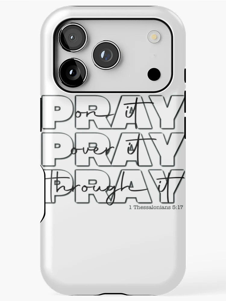 Thumbnail 1 of 4, iPhone Case, Pray designed and sold by RiseNRepresent.