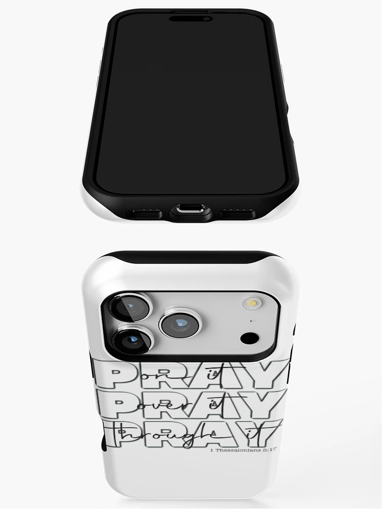Thumbnail 3 of 4, iPhone Case, Pray designed and sold by RiseNRepresent.