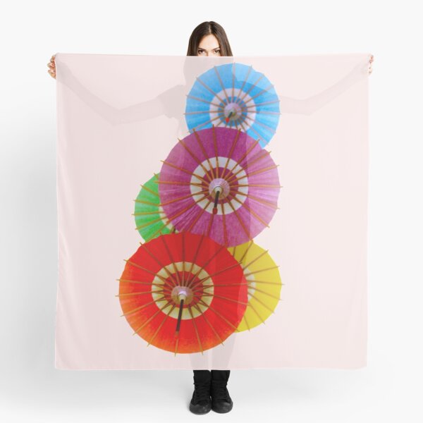 Five parasols  Scarf