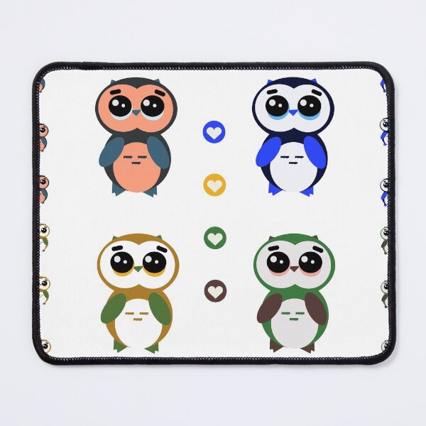 Item preview, Cute Rainbow Owls Family Pack Design #7 designed and sold by Rainbows Rock.
