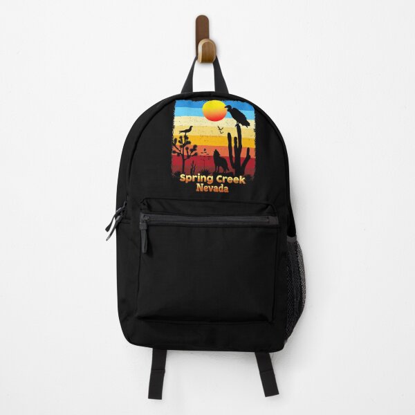 Item preview, Spring Creek Nevada NV  Cactus Vulture Coyote Sunset Retro Desert designed and sold by Cuatrocaminos.