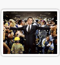 Wolf of Wall Street Sticker