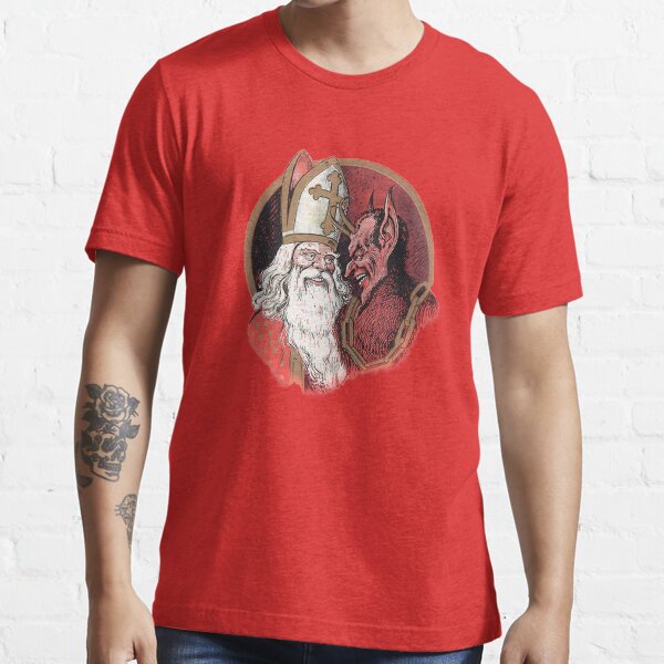 Item preview, Krampus and Santa Christmas designed and sold by dzdn.