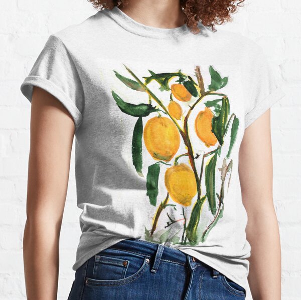 Camiseta De Mujer Diseño Kinesthetic Art Lemon 