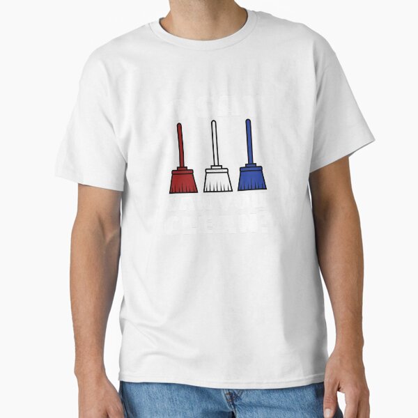 Item preview, O Say Can You Clean Patriotic Broom Novelty Cleaning Crew designed and sold by SavvyCleaner.