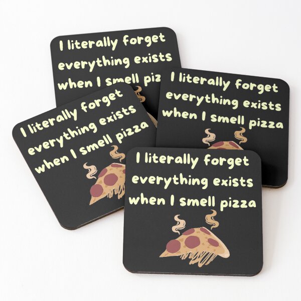 Item preview, I literally forget everything exists when I smell pizza - pizza designed and sold by Jessi-Sketches.
