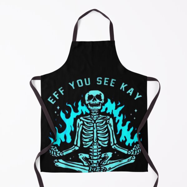 Item preview, Eff You See Kay Why Oh You Skull Skeleton Yoga Halloween T-Shirt designed and sold by spolayastore.