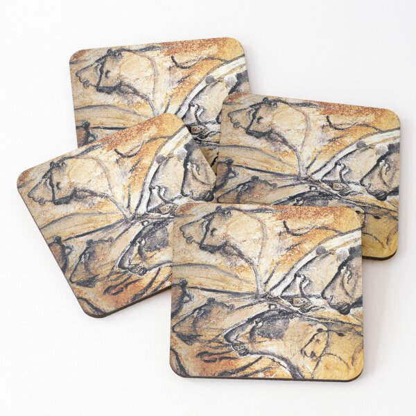 Item preview, Cave Art Paintings Lions designed and sold by amonarte.