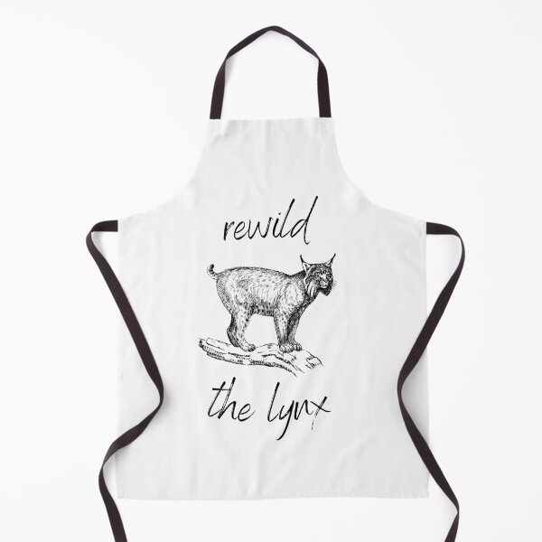 Item preview, Rewild the Lynx Rewilding Conservation (Black Text) designed and sold by chloeinca.