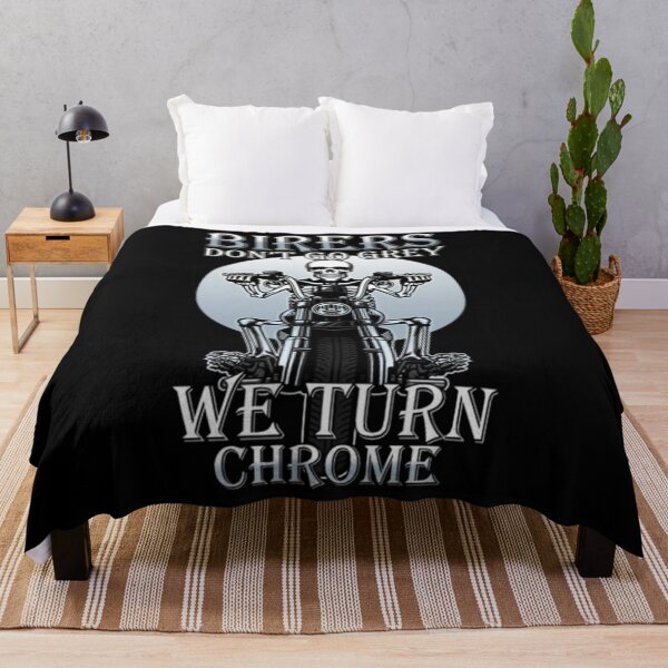 Artikelvorschau, Biker werden nicht grau, wir machen Chrome zum lustigen Biker entworfen und verkauft von wushirts.