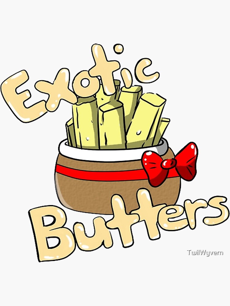 "Exotic Butters (Five Nights at Freddy's SL)" Sticker for Sale by