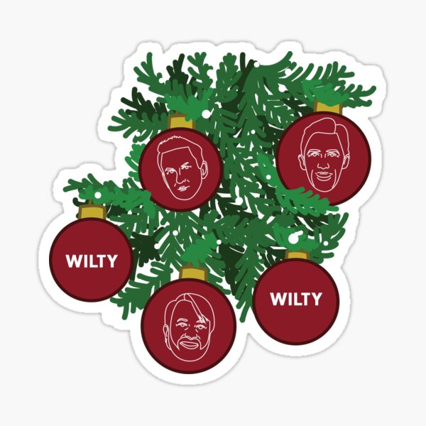 "WILTY Christmas" Sticker for Sale by pixellucyart Redbubble