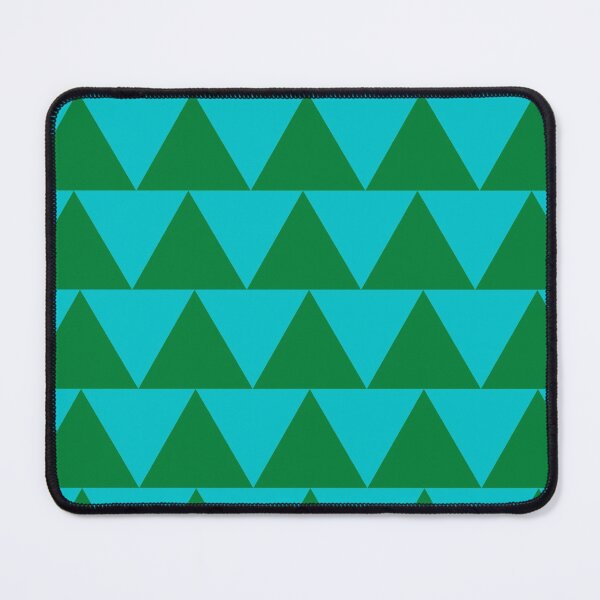 Item preview, Green and blue triangle pattern designed and sold by LiliesValley.