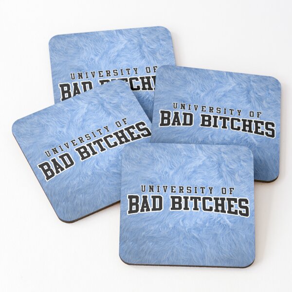 Item preview, University of Bad Bitches Blue Fur By Nicole William designed and sold by GlowinUp Shop.