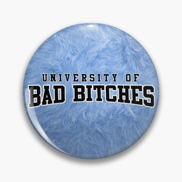 Item preview, University of Bad Bitches Blue Fur By Nicole William designed and sold by GlowinUp Shop.