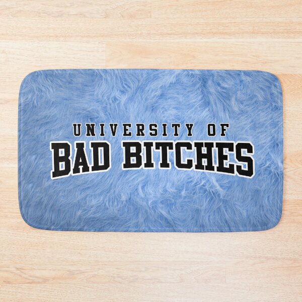 Item preview, University of Bad Bitches Blue Fur By Nicole William designed and sold by GlowinUp Shop.