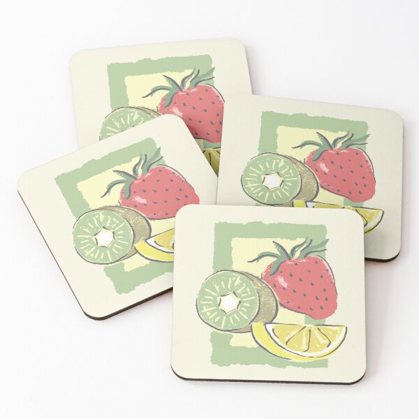Item preview, Kiwi Strawberry Lemon Fruit Salad Deliciousness designed and sold by Shadowlight21.