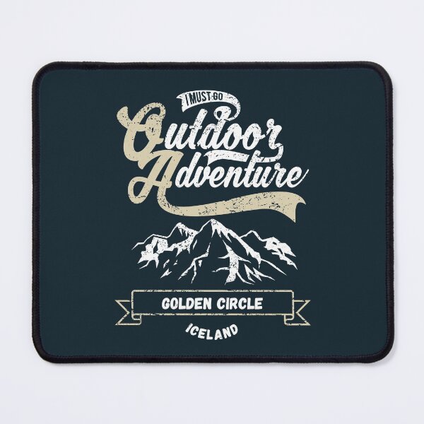 Item preview, Golden Circle, Iceland, Europe - Vintage Mountain Outdoor Adventure Logo designed and sold by Vintage-TM.