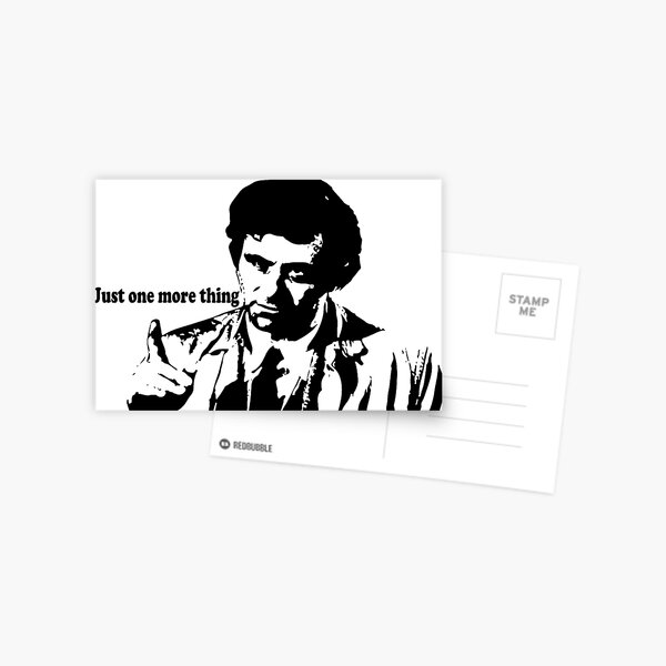 Item preview, Detective Columbo (Just One More Thing)  designed and sold by chilltees4me.