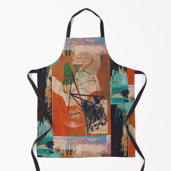Item preview, RustAquaBlackAbstract designed and sold by FreshDonuts.
