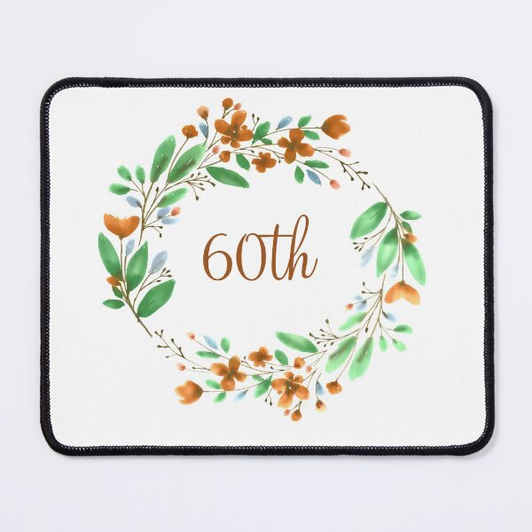 Item preview, 60th Floral Garland Design designed and sold by OByD.