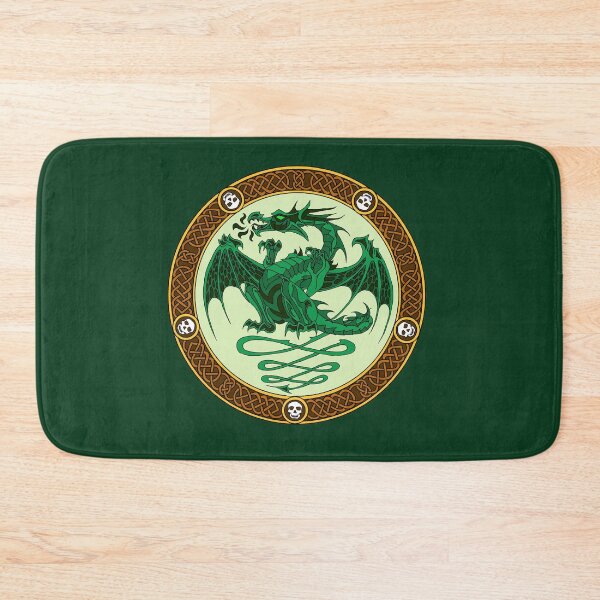 Item preview, Celtic knotwork dragon 2 - green designed and sold by AnyaPenfold.