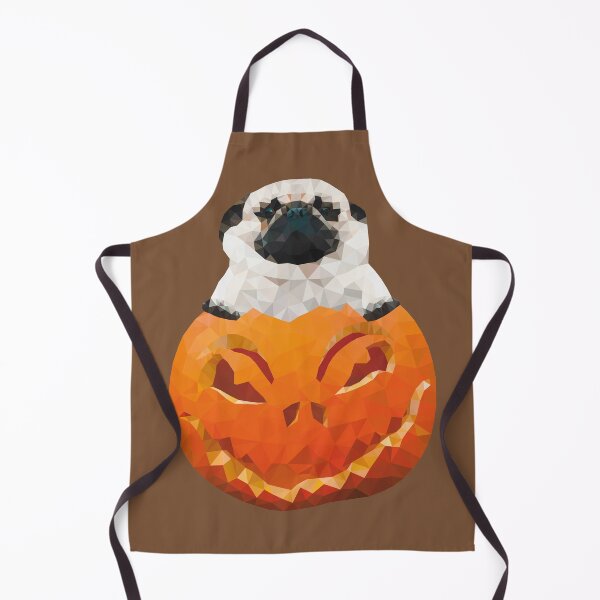 Item preview, Low Poly Halloween Pug designed and sold by LowPolyGKDesign.